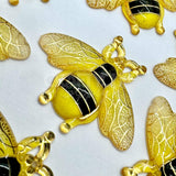 flatback resin bee charms