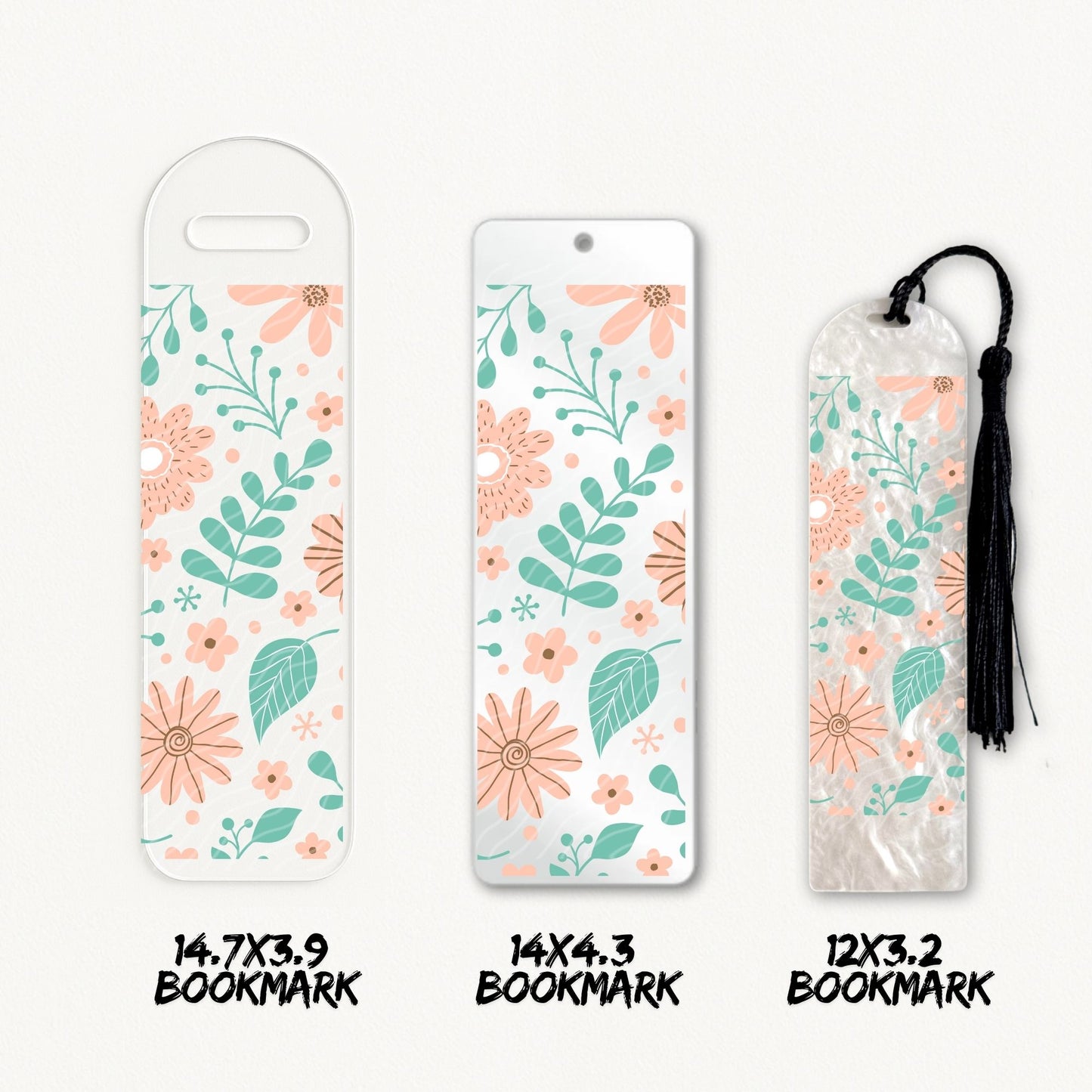 Floral | Bookmark UV DTF