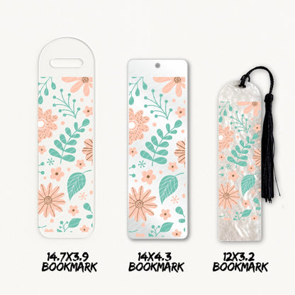 Floral | Bookmark UV DTF