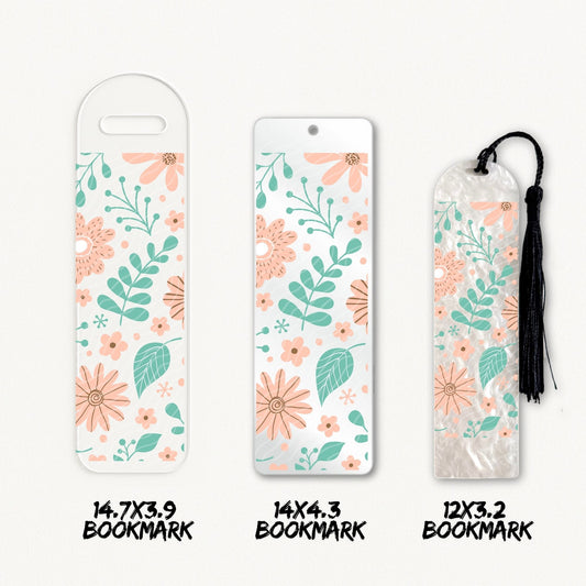 Floral | Bookmark UV DTF