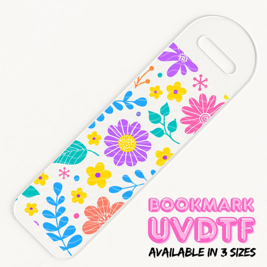 Floral | Bookmark UV DTF