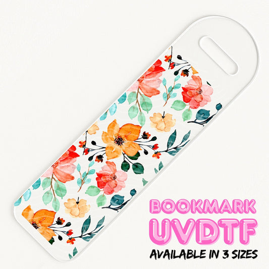 Floral | Bookmark UV DTF