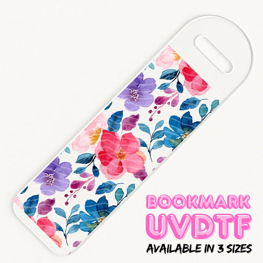 Floral | Bookmark UV DTF