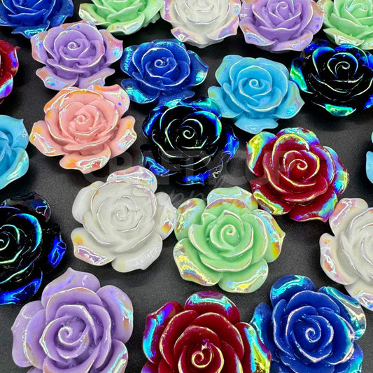 flower cabochon roses