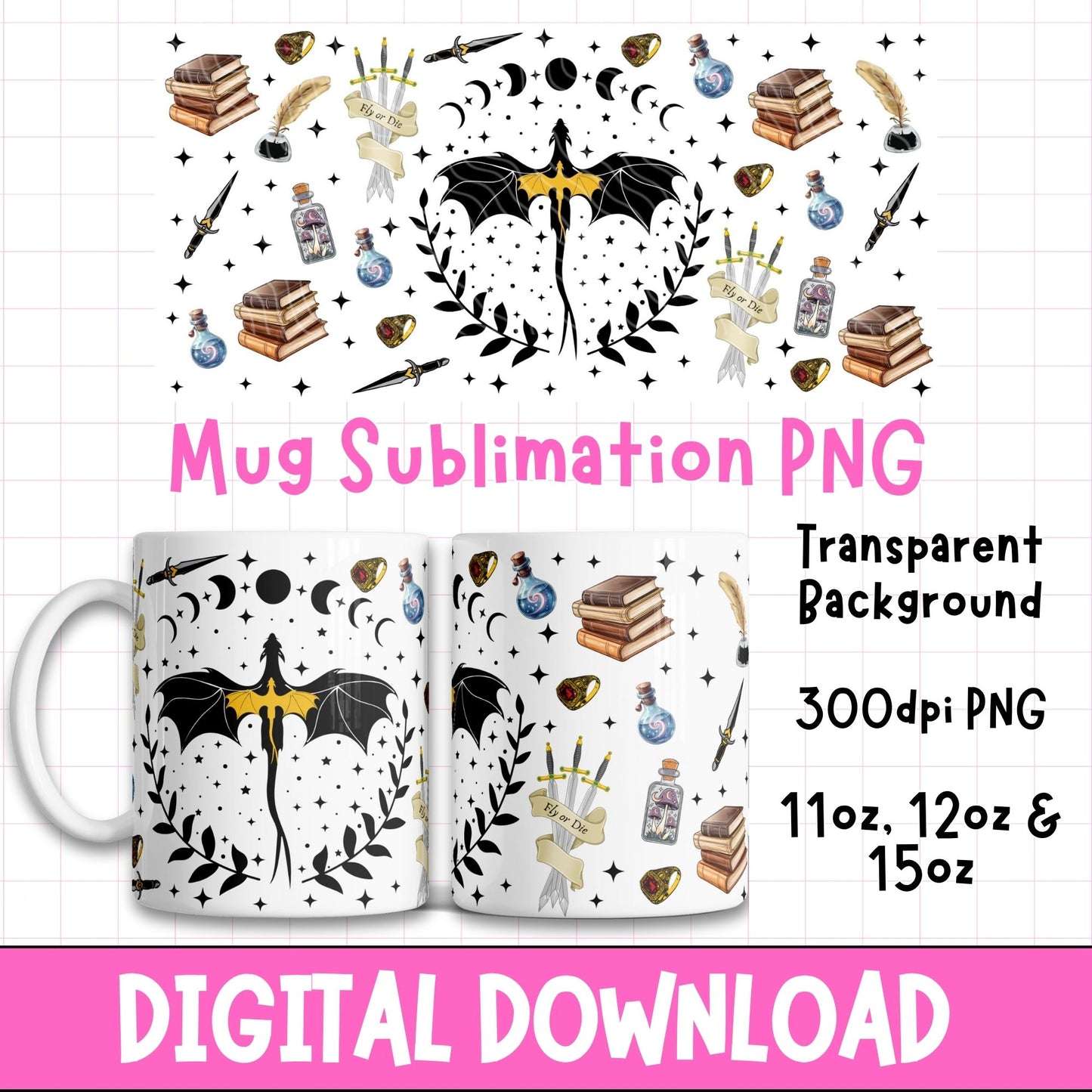 Fourth Wing Crest | Digital Download