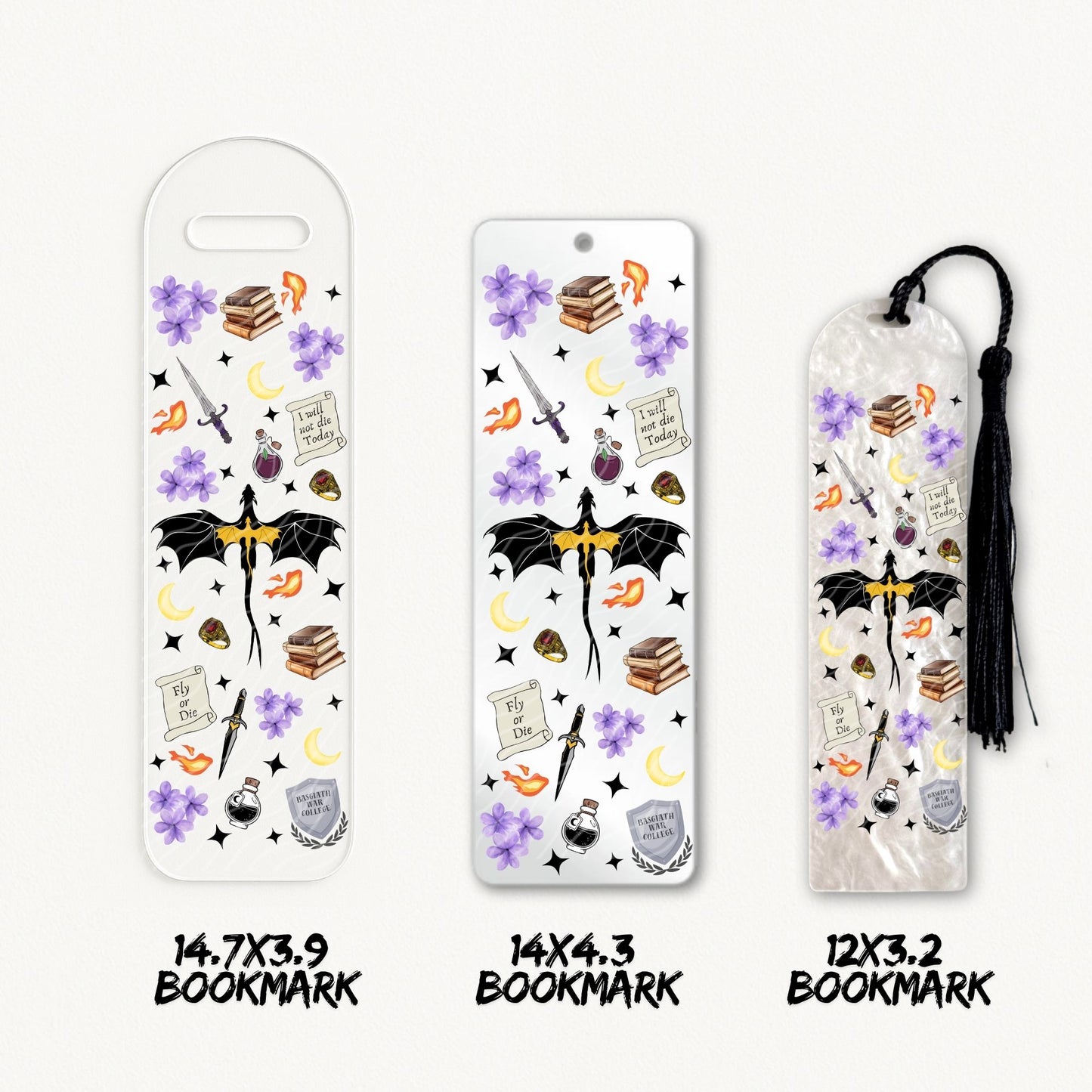 Fourth Wing | Bookmark UV DTF