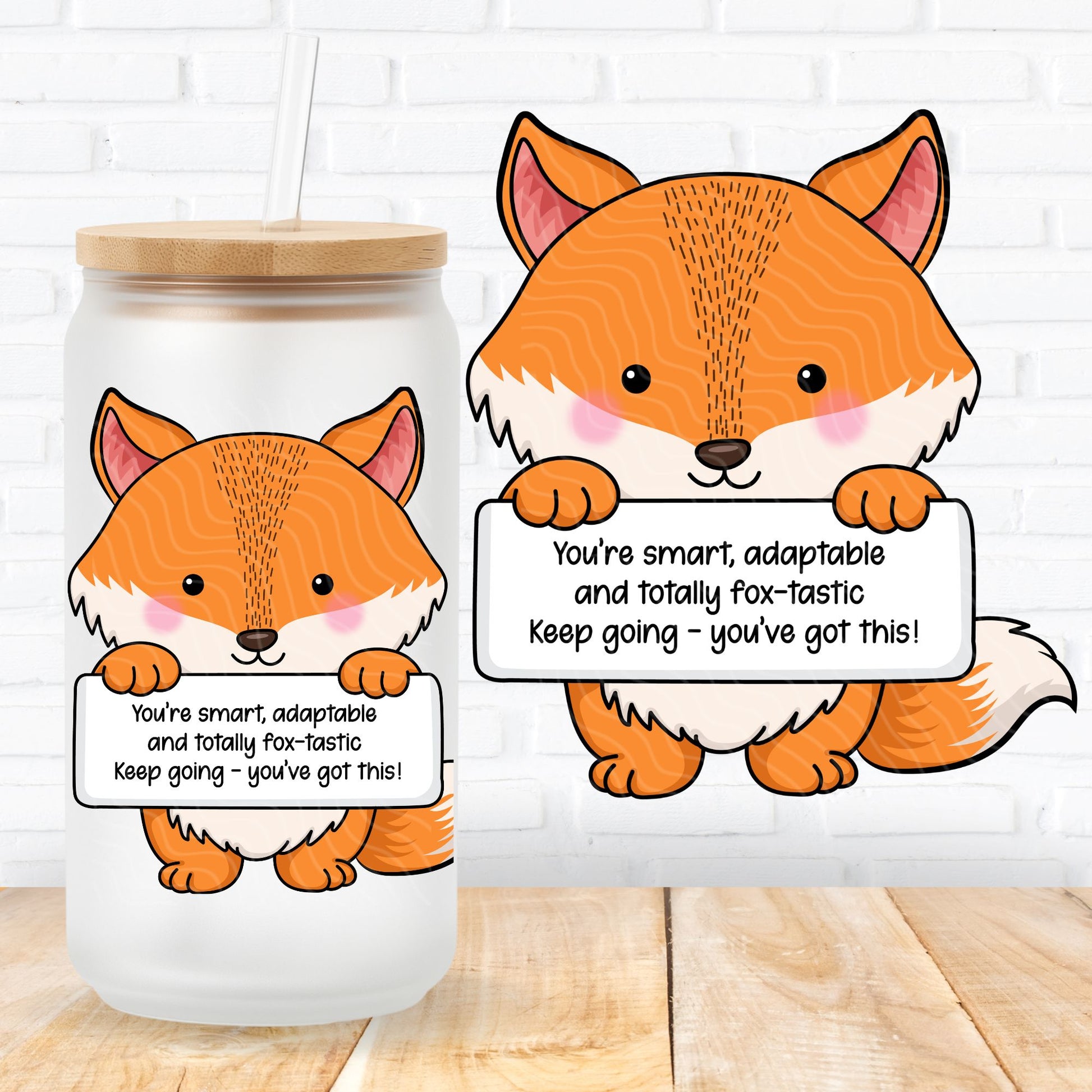 emotional support uvdtf transfer sticker positive vibes quotes for mental health supporters