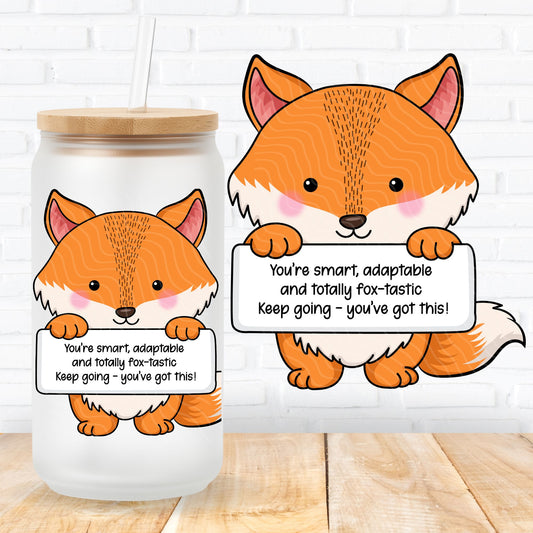 emotional support uvdtf transfer sticker positive vibes quotes for mental health supporters