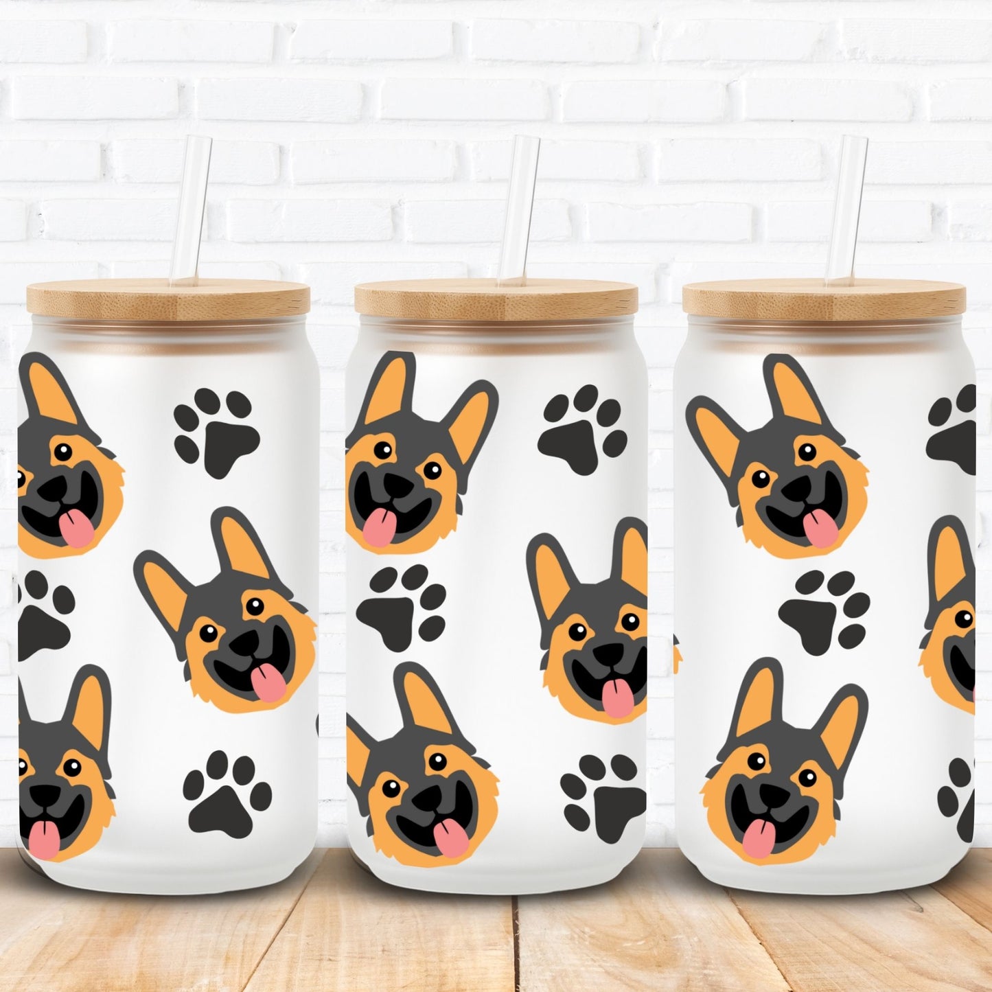 German Shepherd | UV DTF Wrap