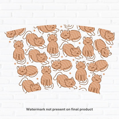 Ginger Cat | UV DTF Wrap
