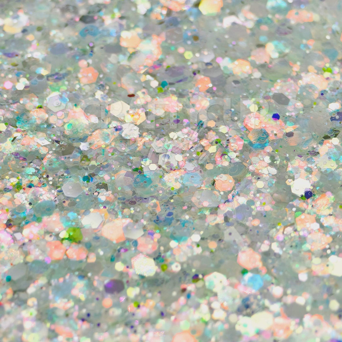 white glitter mixes for crafting