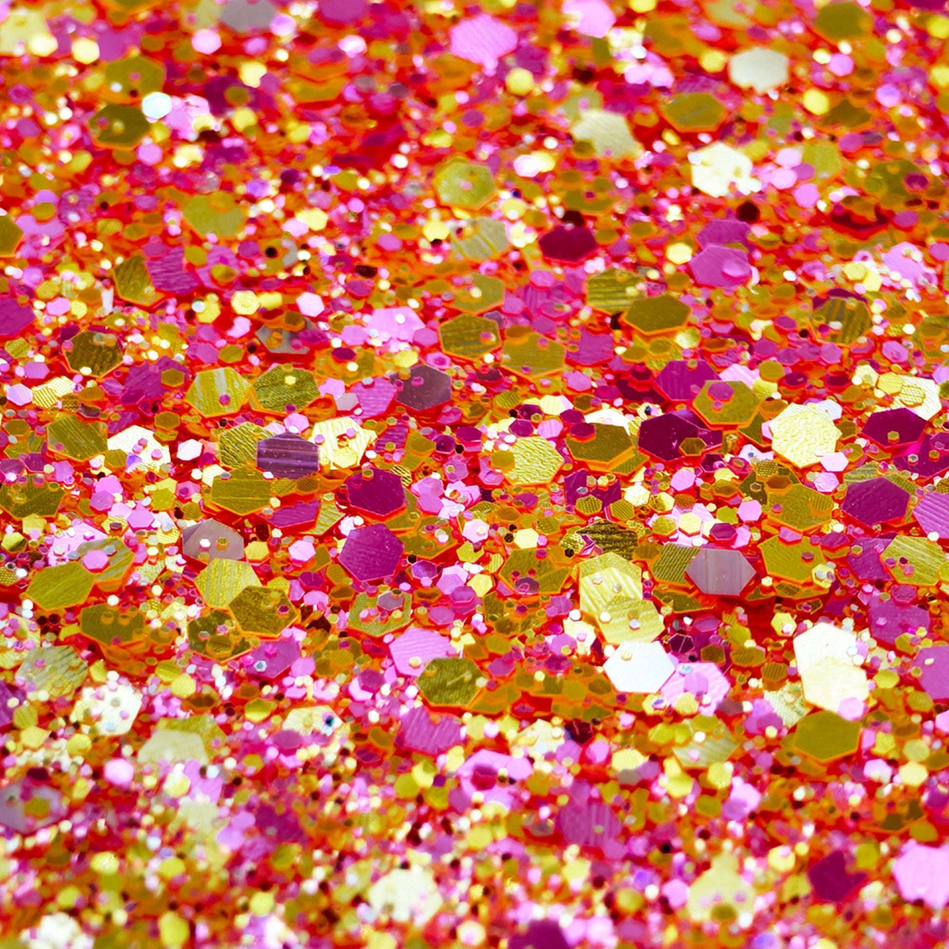colourful glitter mixes