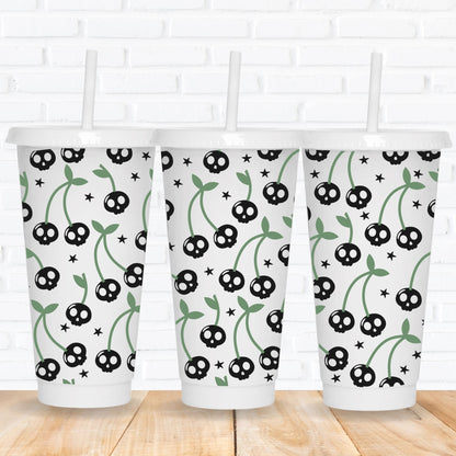 Cherry Skulls | UV DTF Wrap