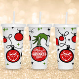 Merry Grinchmas | Cold Cup UV DTF Wrap