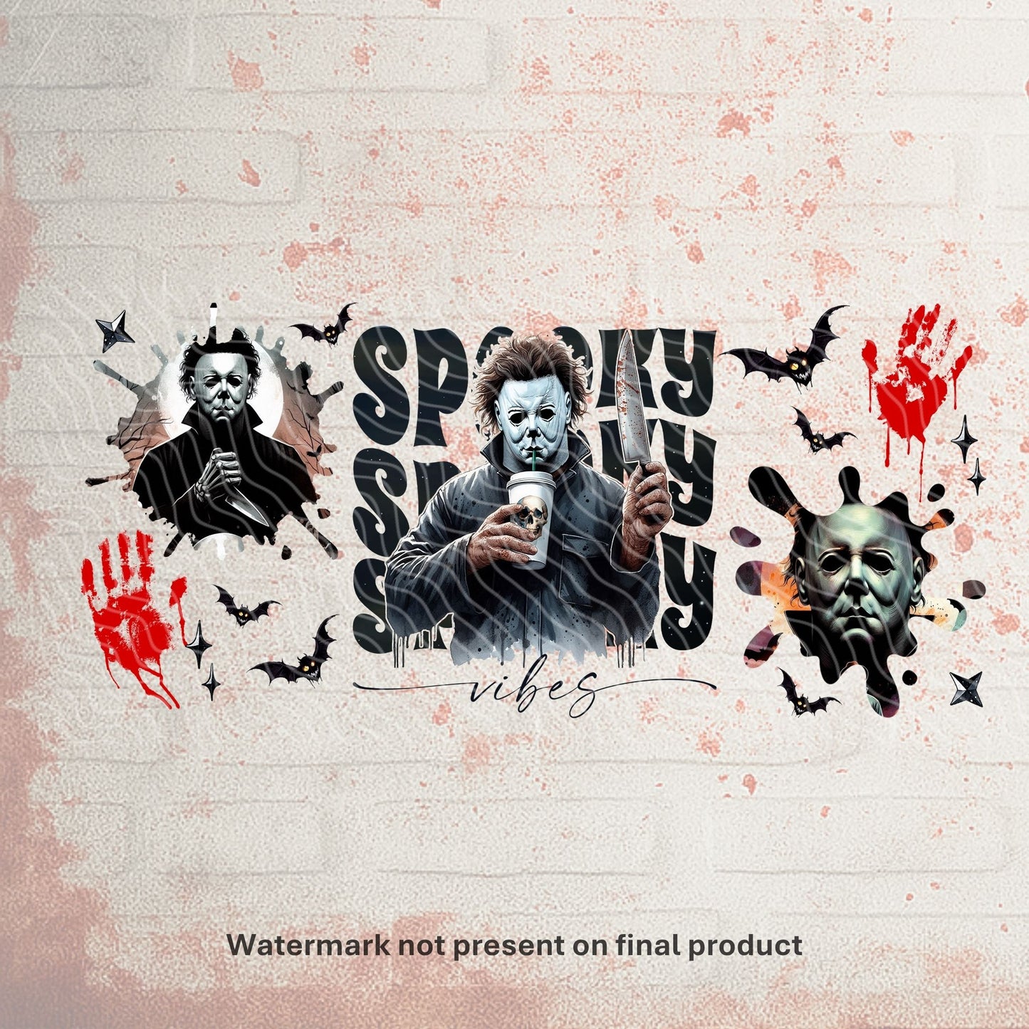 Halloween 08 | UV DTF Wrap