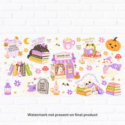 Haunted Bookstore | UV DTF Wrap