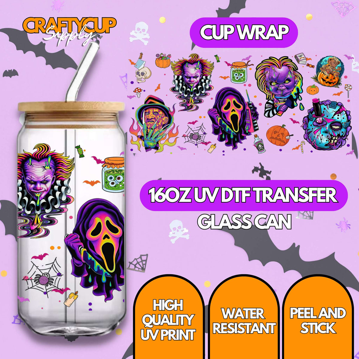 Scare Squad 2 | UV DTF Wrap