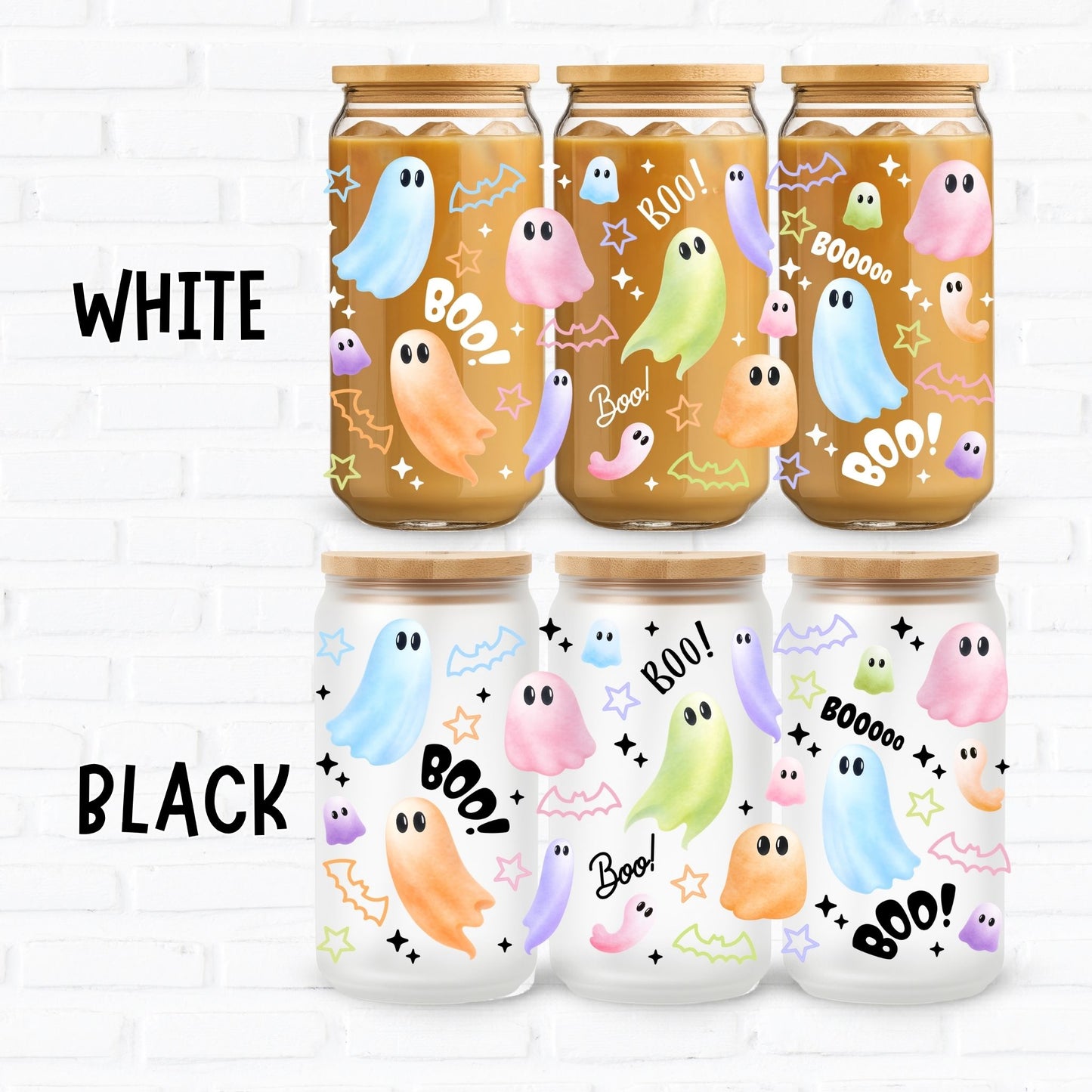 Spooky Ghosts | UV DTF Wrap