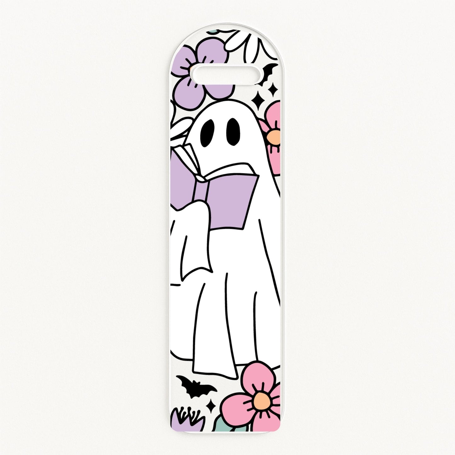 Ghost Reader | Bookmark UV DTF