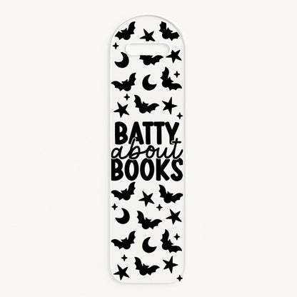 Batty About Books | Bookmark UV DTF