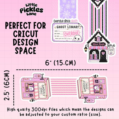 Gothic Girl Magnetic Bookmark Bundle | Digital Download
