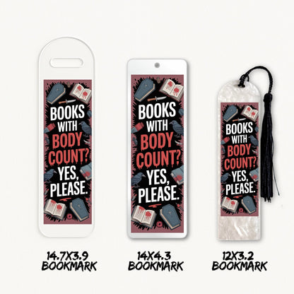 Body Count | Bookmark UV DTF