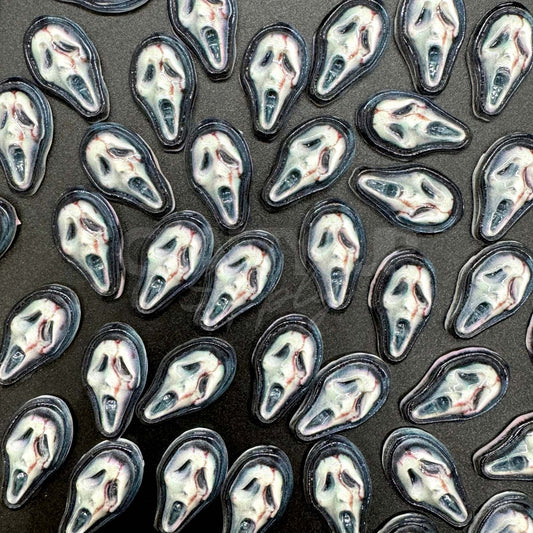 scream mask resin charms