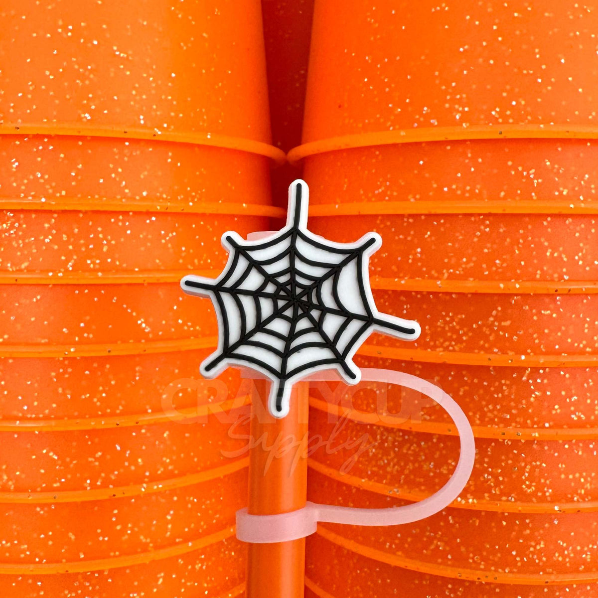 Spiderweb Straw Topper