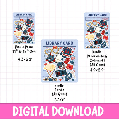 Hockey Romance Kindle Insert | Digital Download