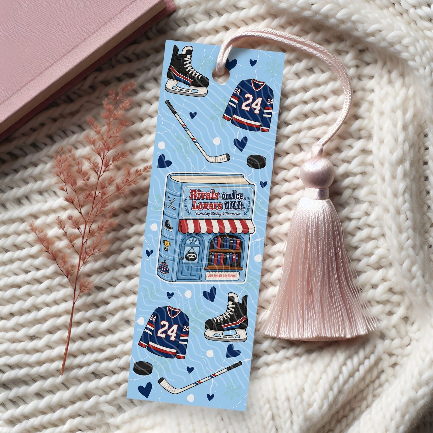 Hockey Romance Book Club | Bookmark Digital Download