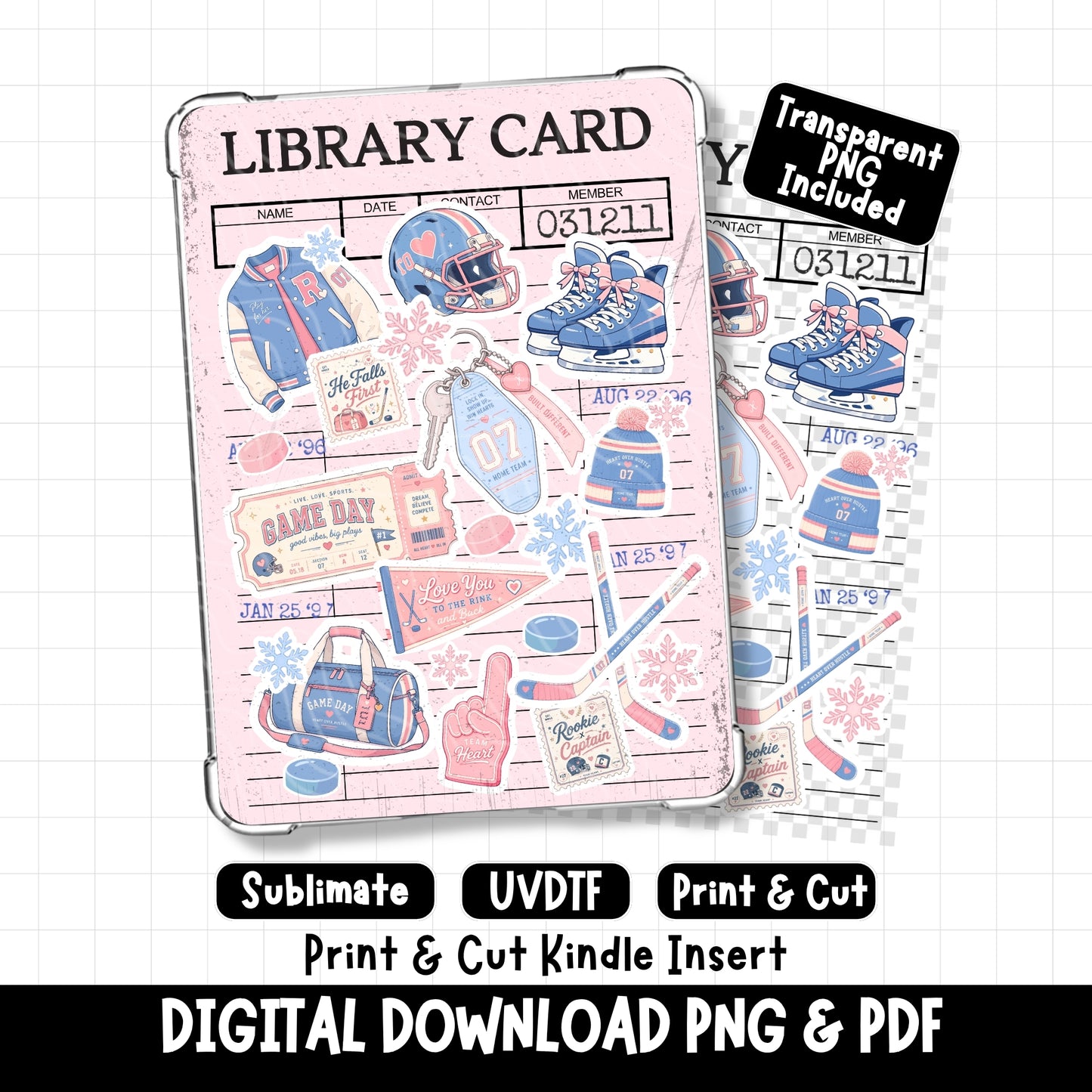 Hockey Romance Kindle Insert | Digital Download