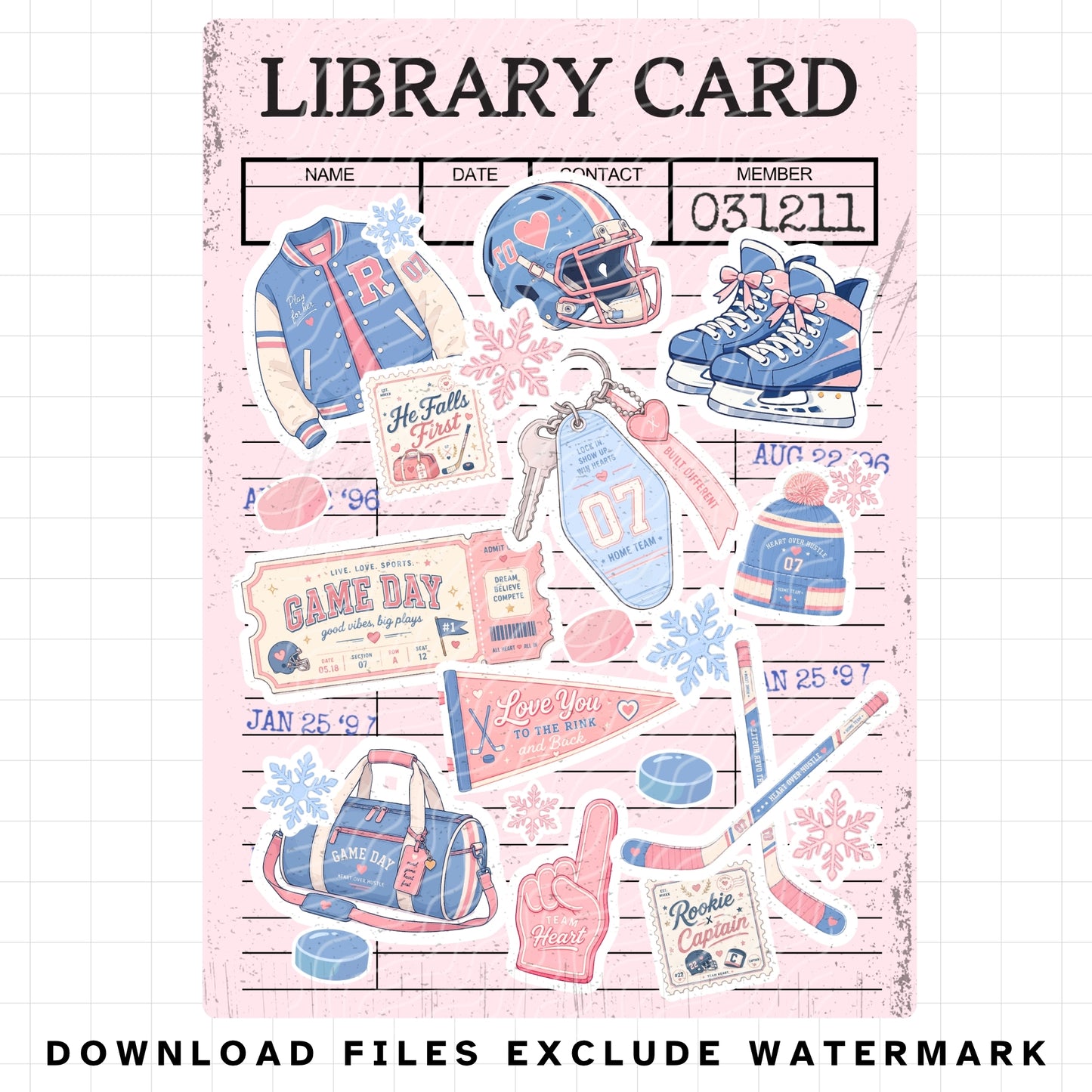 Hockey Romance Kindle Insert | Digital Download