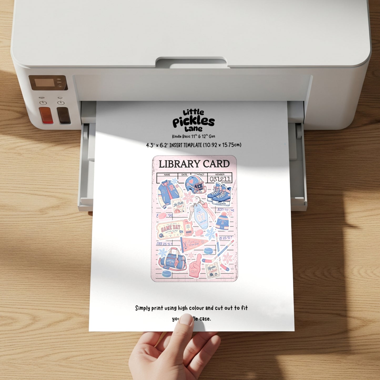 Hockey Romance Kindle Insert | Digital Download