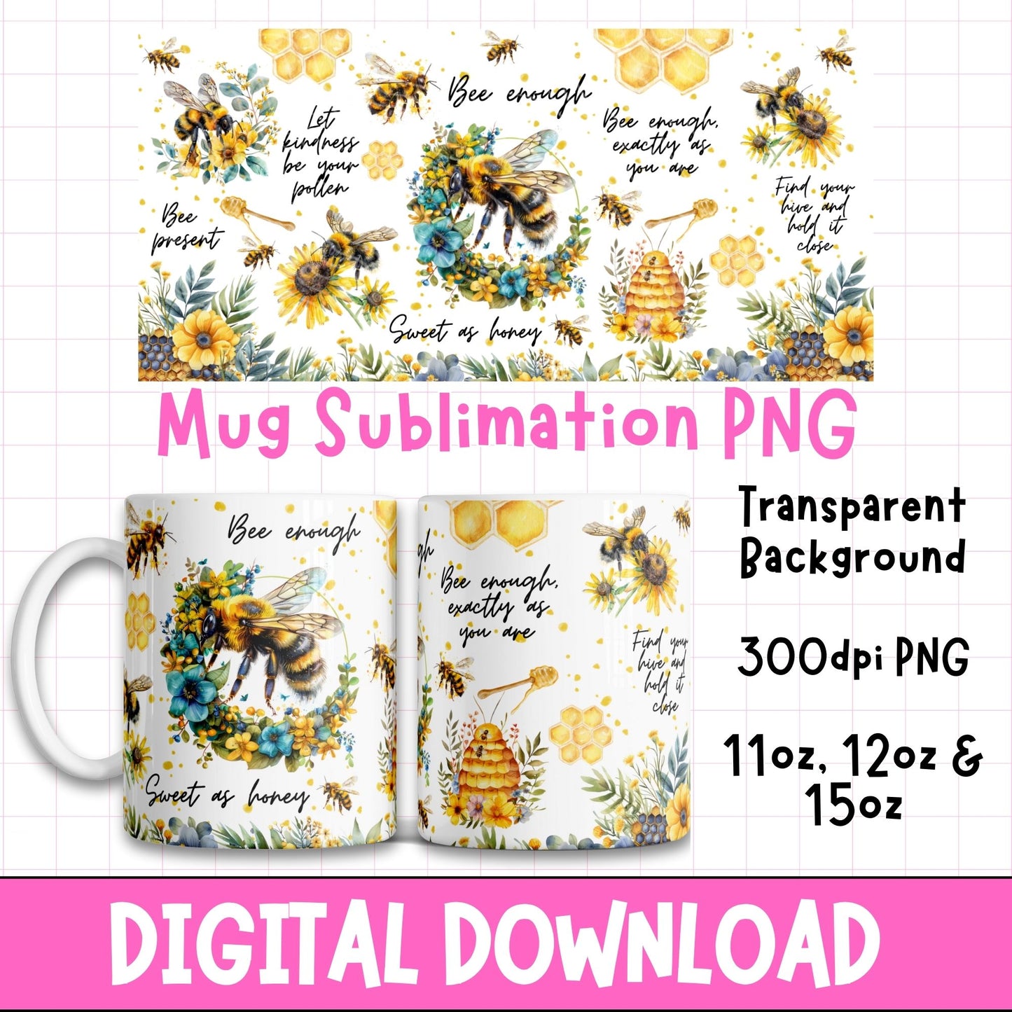 Bee Affirmations | Digital Download