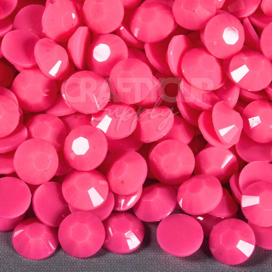 hot pink rhinestones solid jelly