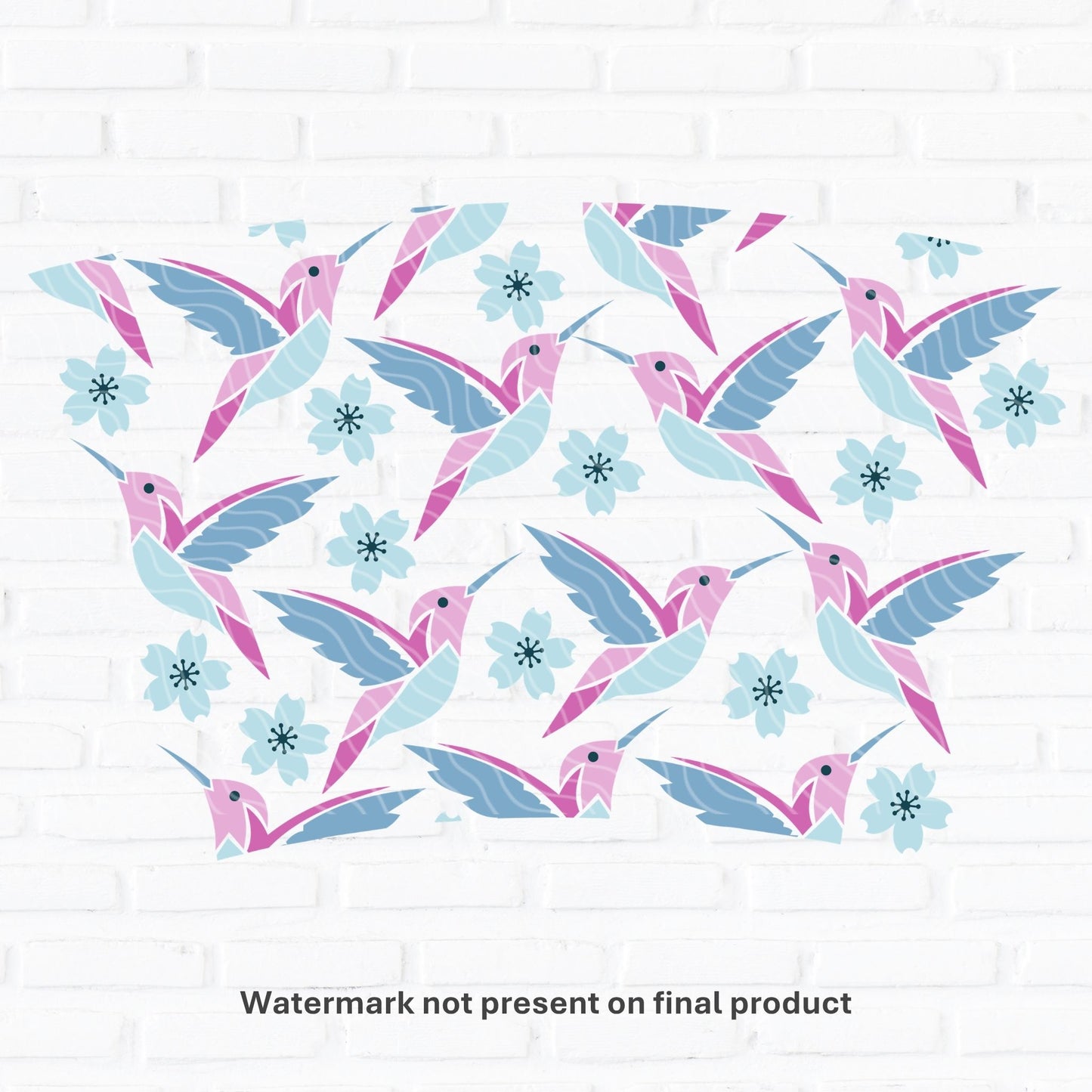 Hummingbird | UV DTF Wrap