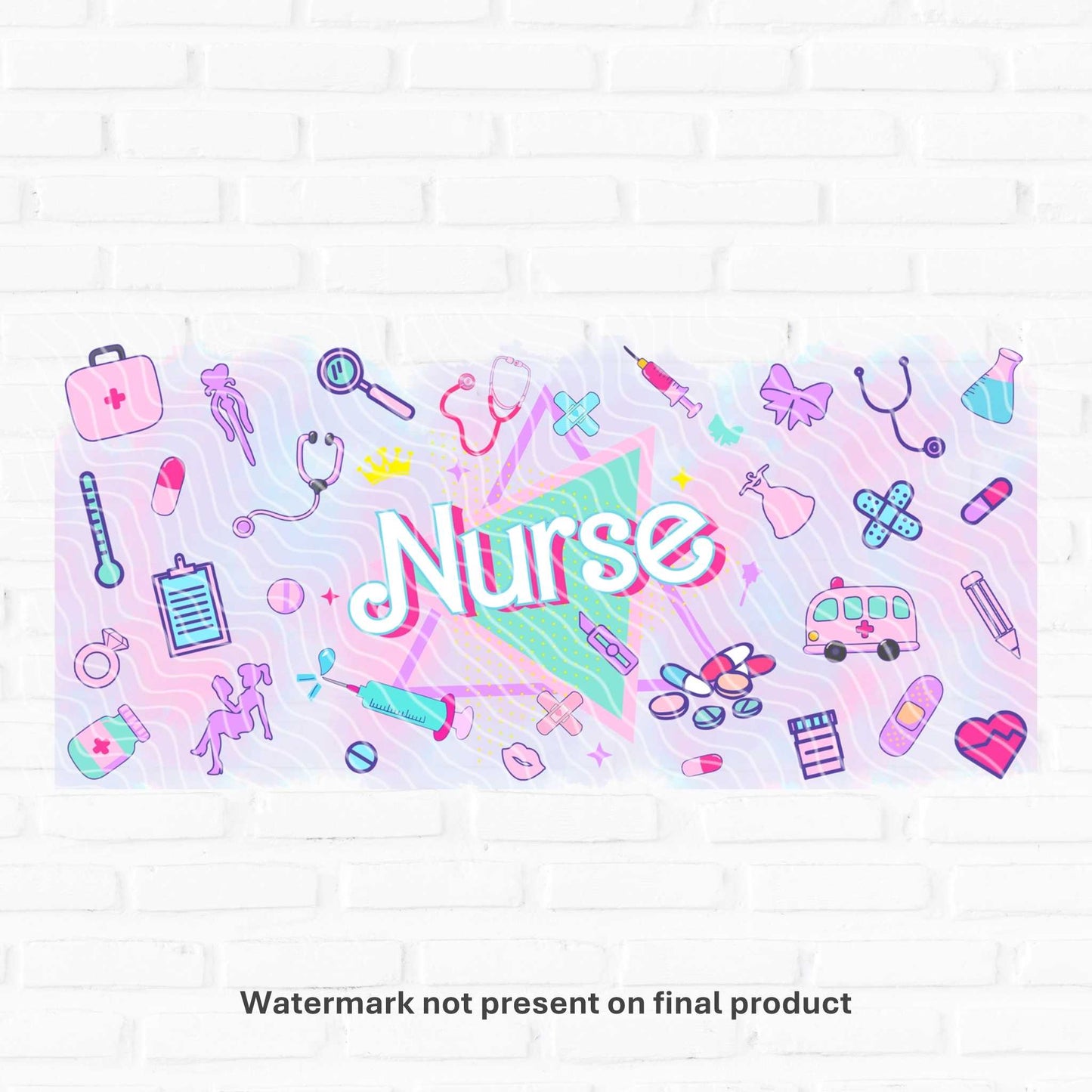 Retro Nurse | UV DTF Wrap