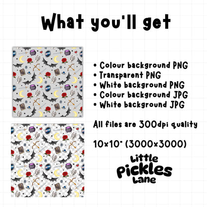 ACOTAR Seamless Pattern | Digital Download