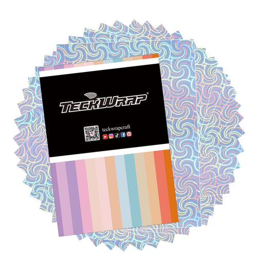 Teckwrap Holographic Windmill Inkjet Printable Sticker Vinyl