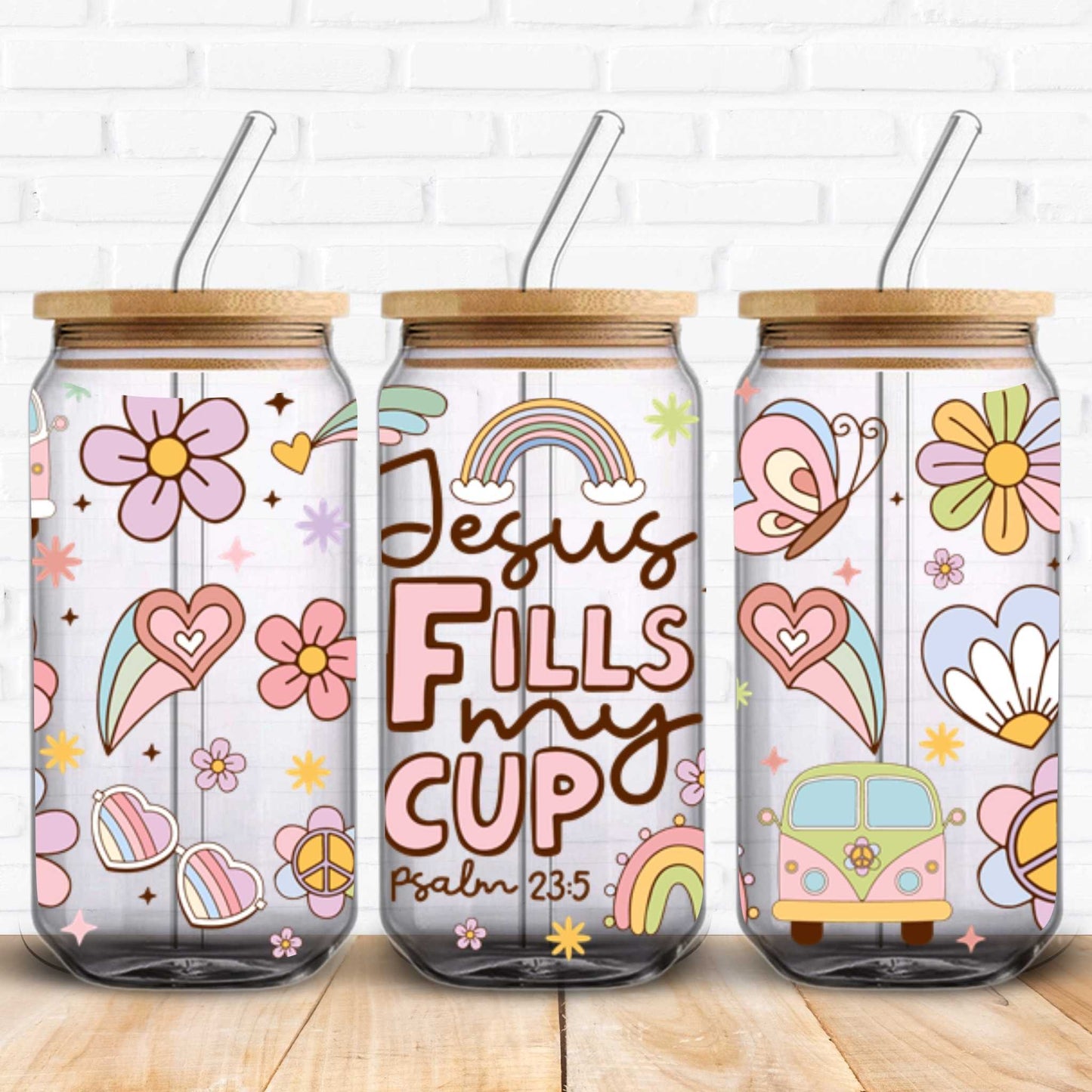 Jesus Fills My Cup | UV DTF Wrap