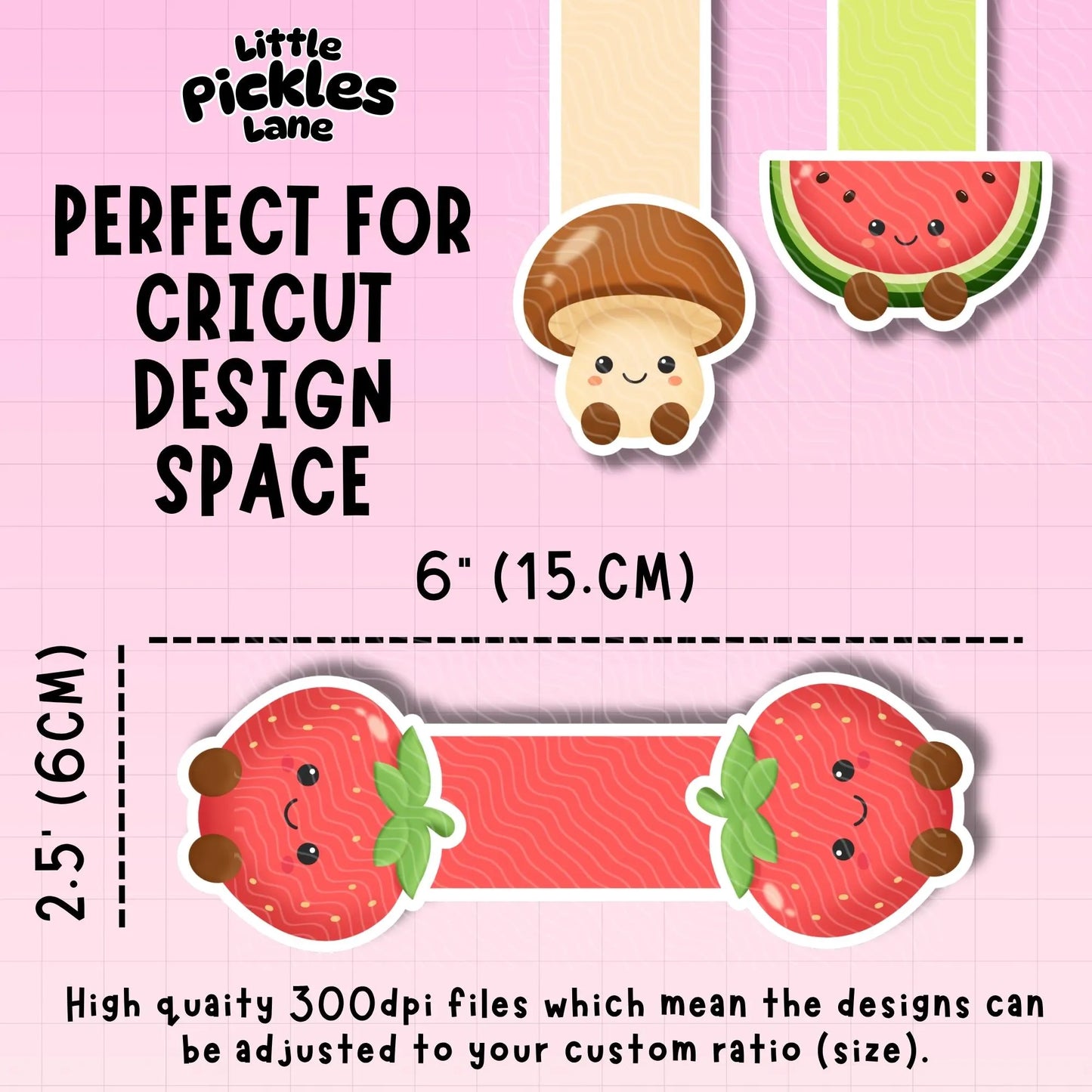 Kawaii Food Magnetic Bookmark Bundle | Digital Download