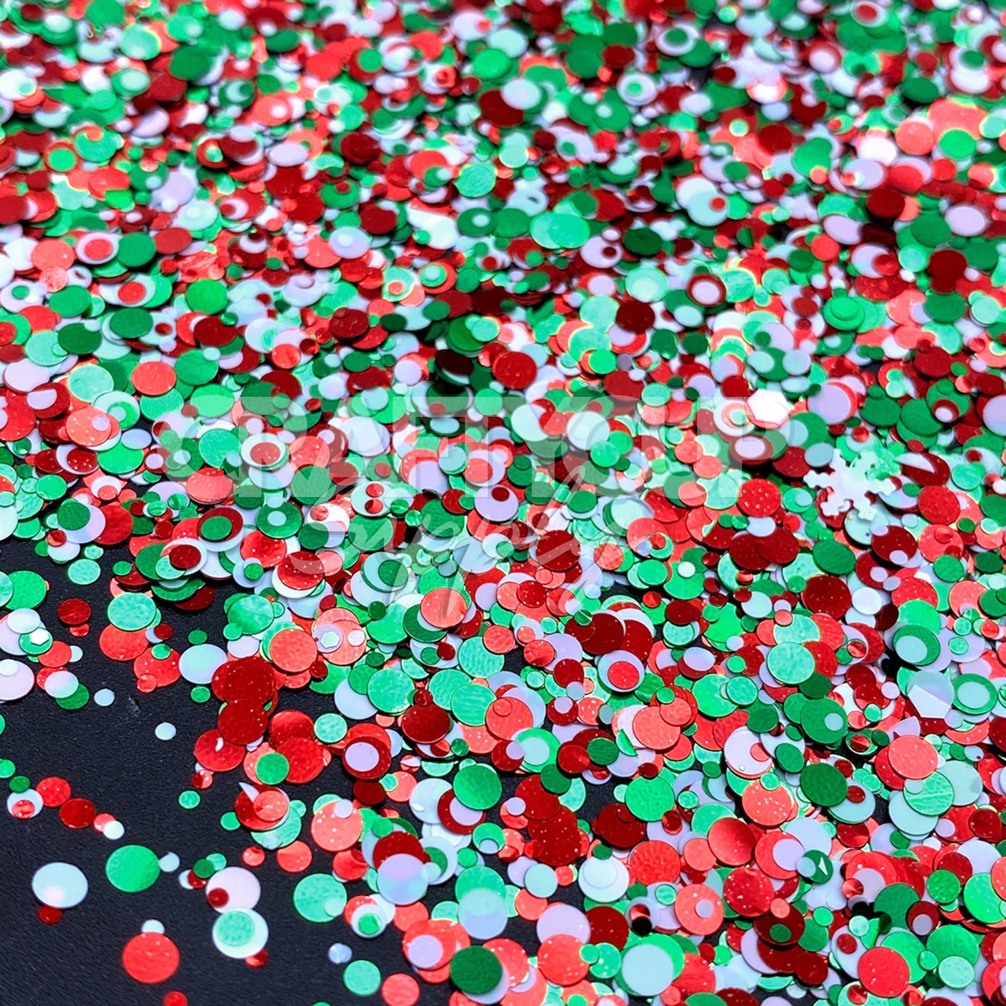 Christmas glitters for crafting