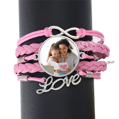 Sublimation Woven Leather Bracelet