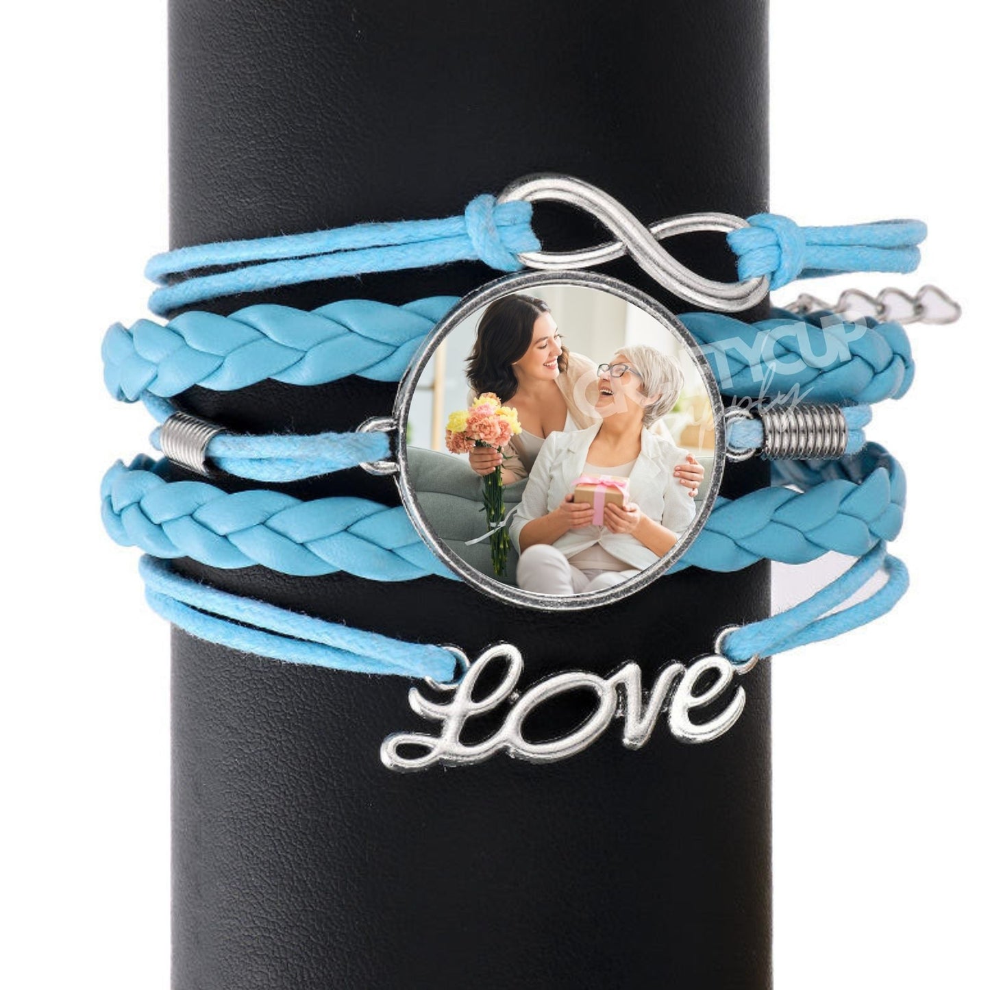Sublimation Woven Leather Bracelet