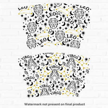 Zodiac Starsign | UV DTF Wrap
