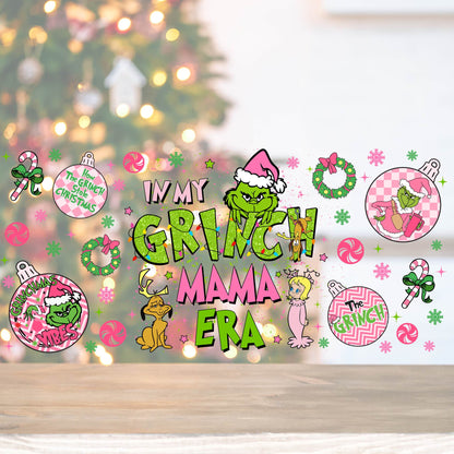 Grinch Mama Era | Can UV DTF Wrap