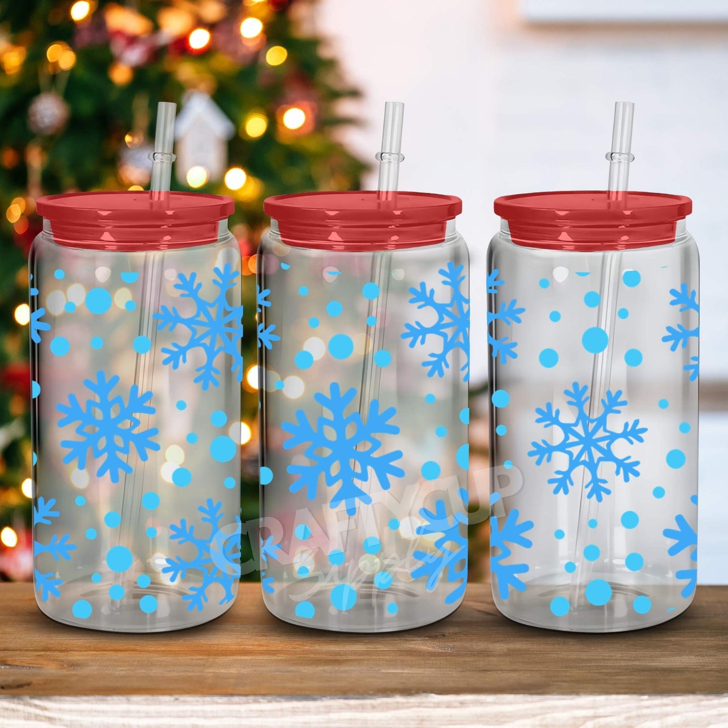 snowflake prints vinyl