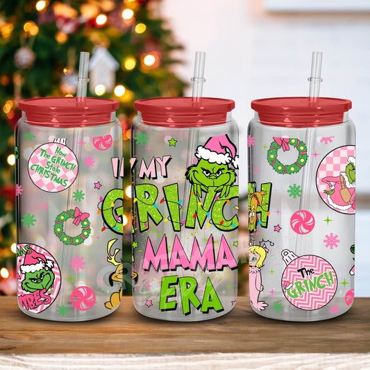 Grinch Mama Era | Can UV DTF Wrap