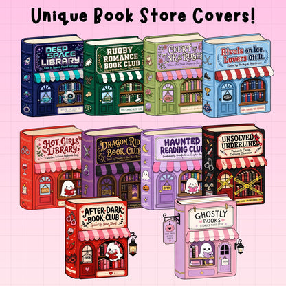 Book Store Magnetic Bookmark Bundle | Digital Download