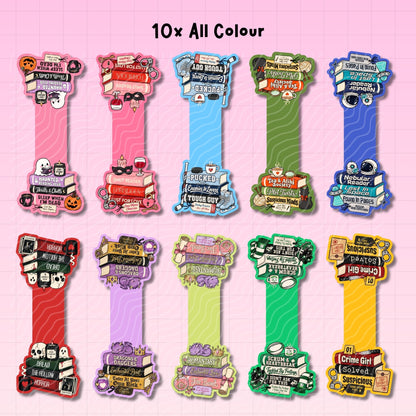 Book Stacks Magnetic Bookmark Bundle | Digital Download
